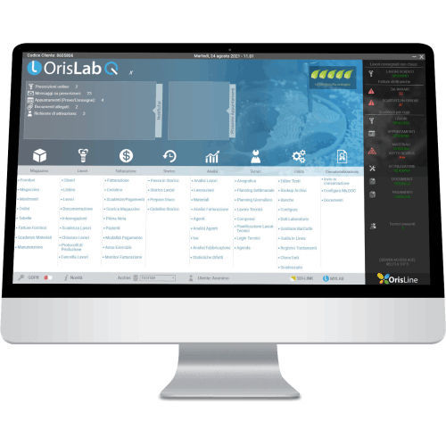 Software de laboratorio dental - Orislab Q - OrisLine Group - de gestión / de diseño / de CAD