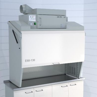 Campana de laboratorio dental - E58/S130+DE.FO  - ERIO - de mesa / electrostática / ventilada