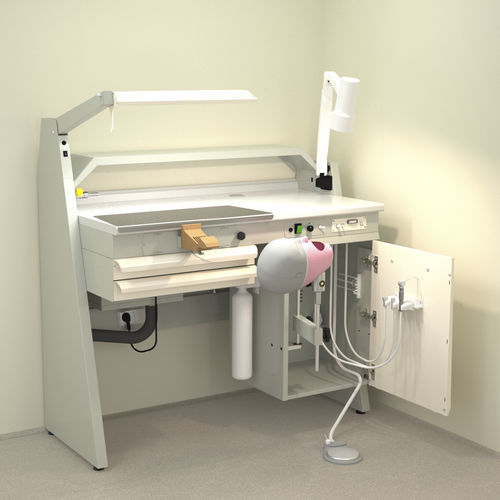 Puesto de trabajo para laboratorio dental de formación - SOPHT - ERIO - con luz / con simulador de pacientes