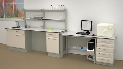 Mesa de laboratorio con fregadero - ERIO