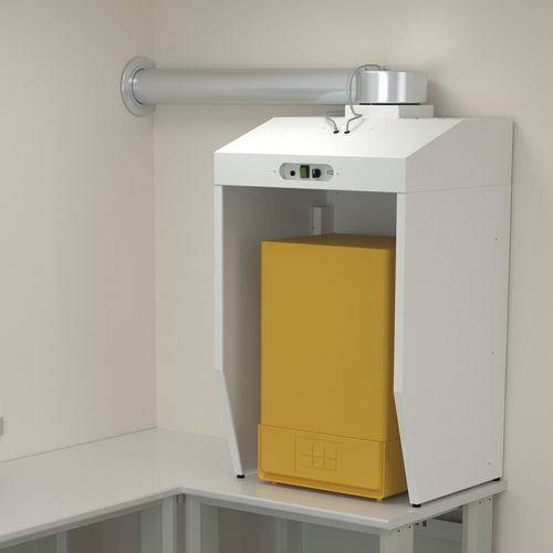 Campana de aspiración química - K70 - ERIO - de escape / de laboratorio / de carbón activado