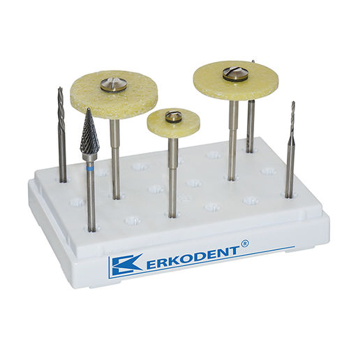 Kit de instrumentos para acabado dental - Quick 3 - ERKODENT Erich Kopp