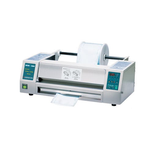 Sellador térmico médico - HCS-400  - Hanshin Medical - automático / rotativo