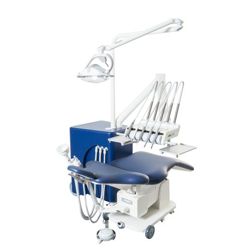 Unidad dental con reposacabezas flexible - UnicLine - Heka Dental - móvil / portátil / con portainstrumentos