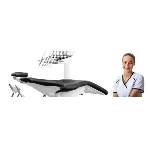 Unidad dental con sillón eléctrico - Heka S+ Pillar - Heka Dental - con reposacabezas flexible / con sistema de higiene / con cámara intraoral