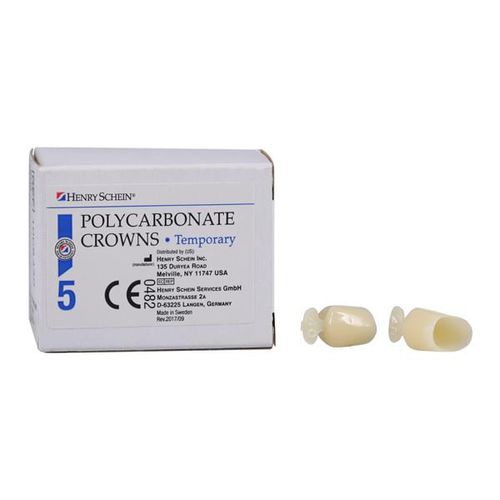 Corona dental policarbonato - 1002849  - Henry Schein - molares / prefabricado