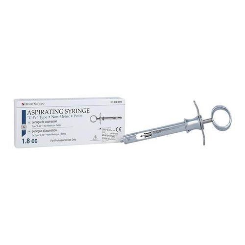 Jeringa de aspiración - C-W - Henry Schein - para odontología / de anestesia dental / 1,8 ml