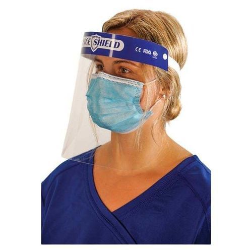 Pantalla facial para espuma PU - 1381582 - Henry Schein - con visera / sin filtro / máscara integral