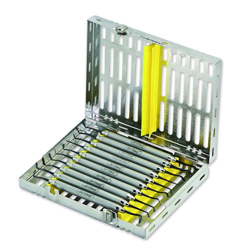 Cassette de esterilización para instrumental dental -  IM12DIN105 - Hu-Friedy - de acero inoxidable