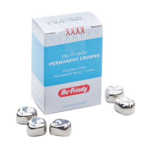 Corona dental de acero inoxidable -  SSC-6LL2-CE - Hu-Friedy - molares
