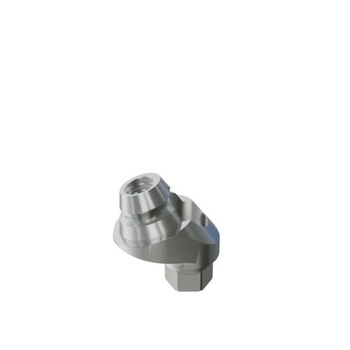 Pilar para implante de titanio - U35 series - IDI - interno / en ángulo / de tornillo