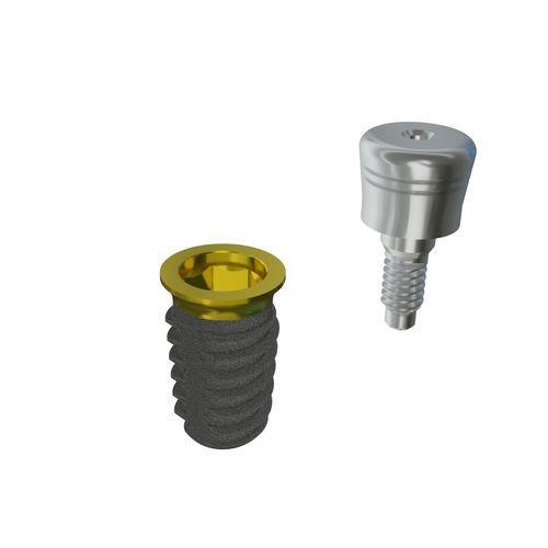 Implante dental cilíndrico cónico - IDMAX - IDI - de titanio / hexágono interno