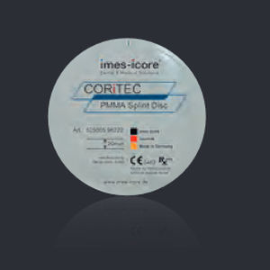 Material dental de PMMA - imes-icore GmbH - para férulas terapéuticas / altamente translúcido