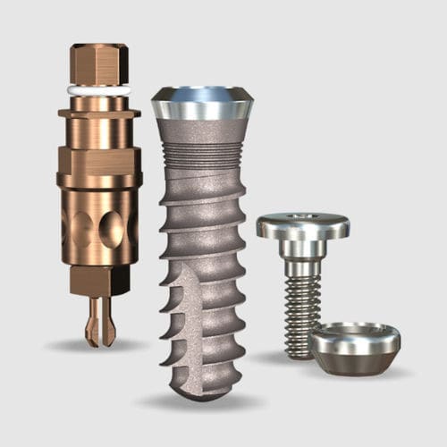 Implante dental cilíndrico - SWISHPLUS™  - Implant Direct Europe - de titanio / octógono interno / interno