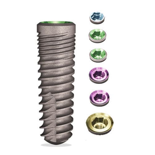 Implante dental cilíndrico - Legacy™3 - Implant Direct Europe - de titanio / hexágono interno / recto