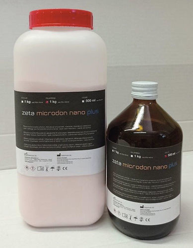 Material dental para prótesis dentales - zeta microdon nano plus - INDUSTRIA ZINGARDI SRL   - en polvo / líquido / biocompatible