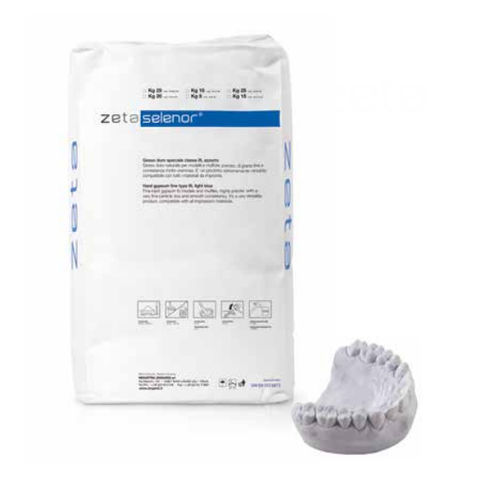 Material dental de yeso - zeta selenor® - INDUSTRIA ZINGARDI SRL   - para laboratorio dental / de modelización / en polvo
