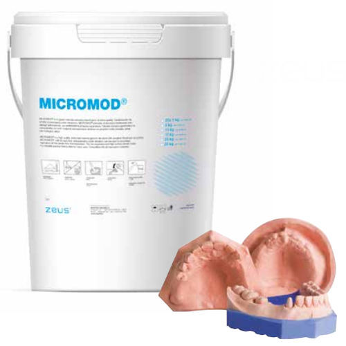 Material dental de yeso - zeus MICROMOD® - INDUSTRIA ZINGARDI SRL   - para laboratorio dental / en polvo