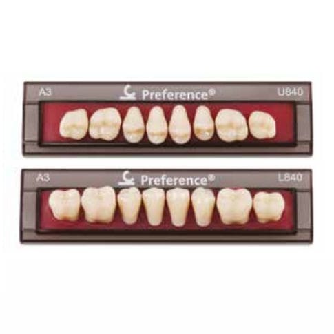Prótesis dental de fibra acrílica - Preference® - INDUSTRIA ZINGARDI SRL   - de los dientes anteriores / para dientes posteriores