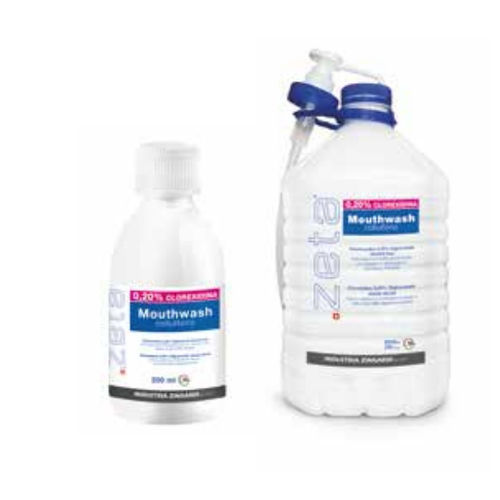 Material dental a base de clorhexidina - ZETA-MOUTHWASH - INDUSTRIA ZINGARDI SRL   - para profilaxis dental / líquido