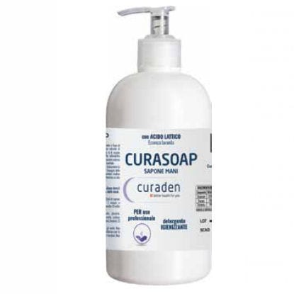 Detergente con ácido - CURASOAP - INDUSTRIA ZINGARDI SRL   - 500 mL / para manos / desinfectante