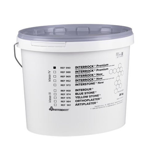 Material dental de yeso - INTERROCK PREMIUM Typ IV - Interdent - de piedra / para restauración dental / CAD CAM