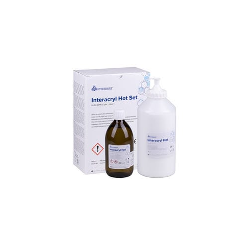 Material dental de fibra acrílica - INTERACRYL HOT - Interdent - de resina / para laboratorio dental / para la fabricación de dentaduras postizas