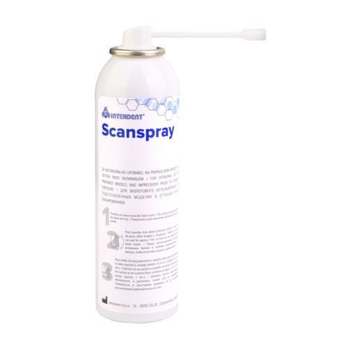 Pulverizador de desinfectante Aerosol de escáner - 95 - Interdent - para escáneres CAD/CAM / portátil de mano