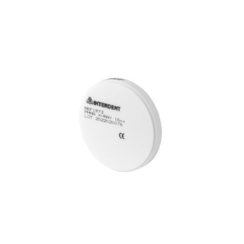 Material dental de PMMA - CC Disk X-Ray  - Interdent - para restauración dental / CAD CAM / de fresado
