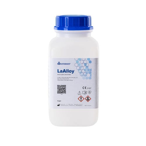Material dental de aleación - LaAlloy - Interdent - ortodóntico / para impresión en 3D / en polvo