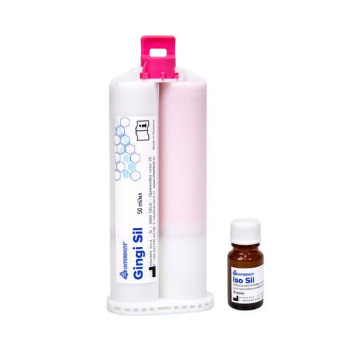Material dental de silicona - Gingi Sil - Interdent - gingival / para moldes para impresiones dentales