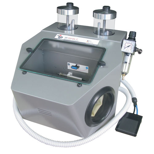 Chorro de arena neumático - IP Sandy 2  - IP Division (IP Dent) Technische Produkte GmbH - 2 tanques / de precisión / doble cámara