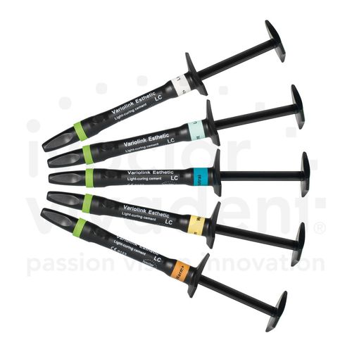 Adhesivo dental para restauración dental - Variolink Esthetic - Ivoclar Vivadent - de resina / para cerámica / fotopolimerizable