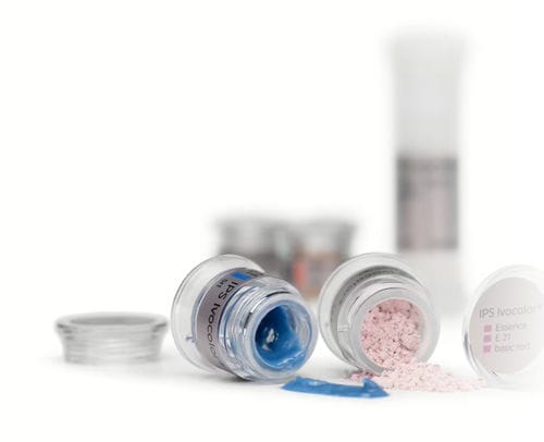 Material dental de cerámica - IPS Ivocolor® - Ivoclar Vivadent - de circonio / de disilicato de litio / para restauración dental