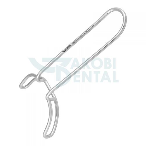 Retractor labial - CRLA - Jakobi Dental GmbH - mejillas / para odontología / de acero inoxidable