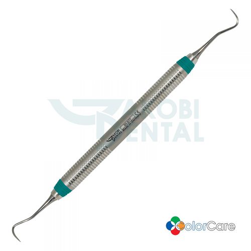Escarificador dental periodontal - SH6/77 - Jakobi Dental GmbH - en hoz / de acero inoxidable / con código de colores