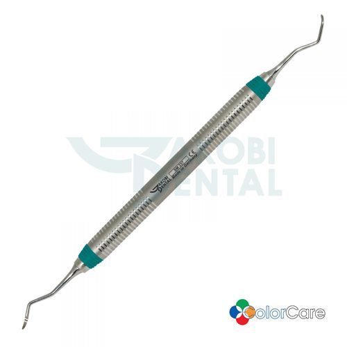 Escarificador dental periodontal - SM237 - Jakobi Dental GmbH - en hoz / de acero inoxidable / mango ColorCare