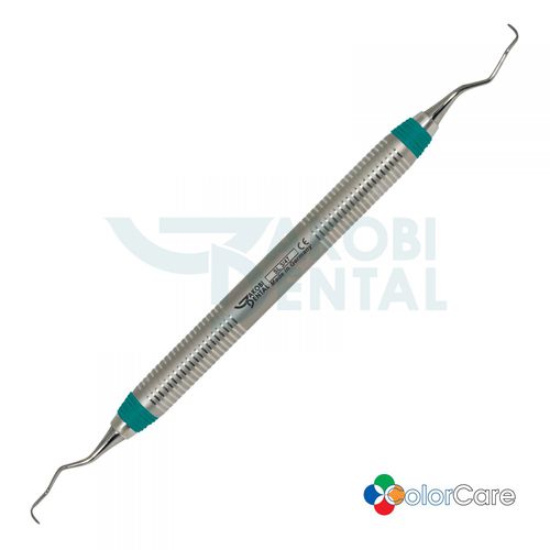 Cureta universal - SL3/47 - Jakobi Dental GmbH - de Langer / de acero inoxidable / mango ColorCare