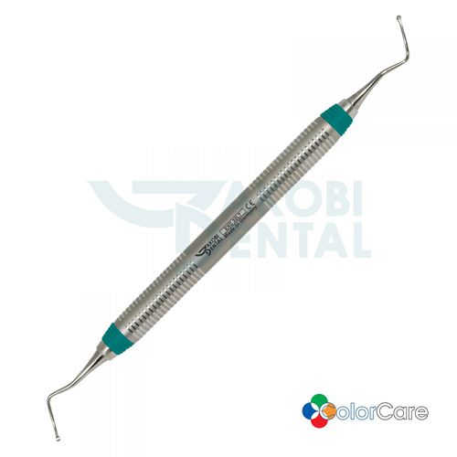 Excavador endodóntico mango ColorCare - EXC32L7 - Jakobi Dental GmbH - doble / de acero inoxidable