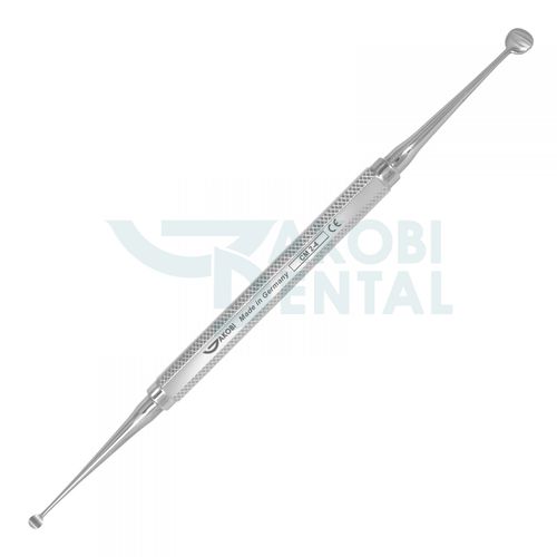 Cureta periodontal - CM2/4 - Jakobi Dental GmbH - de Miller / recta / de acero inoxidable