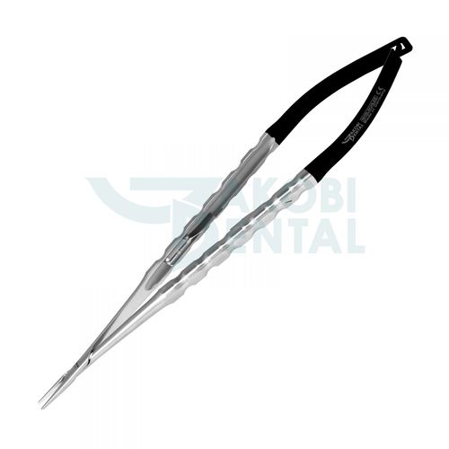 Portaagujas de microcirugía - NHSLSCHLEE - Jakobi Dental GmbH - de Castroviejo / de acero inoxidable