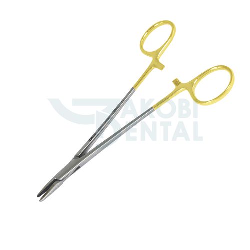 Portaagujas para cirugía dental - NH5044 - Jakobi Dental GmbH - de Mayo-Hegar / de carburo de tungsteno / de acero inoxidable