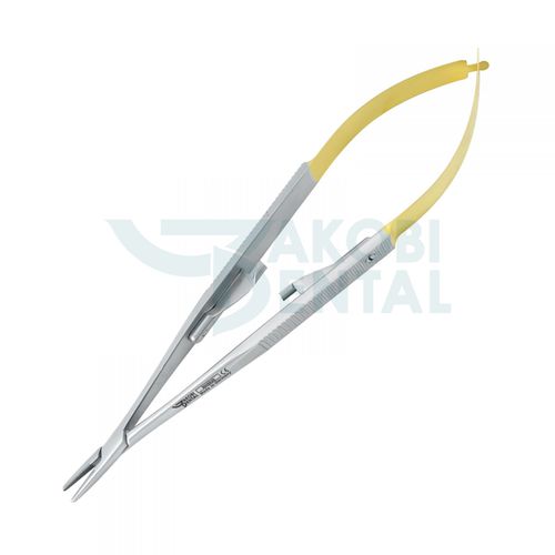 Portaagujas para cirugía dental - NH5020 - Jakobi Dental GmbH - de Castroviejo / de carburo de tungsteno