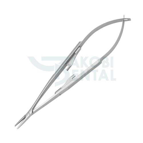 Portaagujas para cirugía dental - NHCV - Jakobi Dental GmbH - de Castroviejo / de acero inoxidable