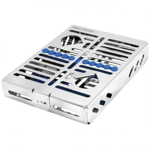 Cassette de esterilización para instrumental dental - IM12DIN10 - Jakobi Dental GmbH - de acero inoxidable