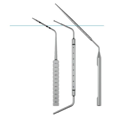 Sonda de profundidad de implantes de implantología dental - JD series - JDENTALCARE SRL   - osteotomía / en ángulo