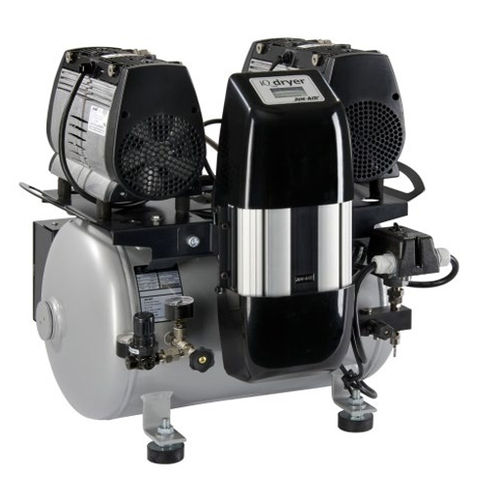 Compresor para odontología - 2xOF302-40BQ2	 - JUN-AIR International A/S   - de pistón / 1 unidad / con secadores de aire