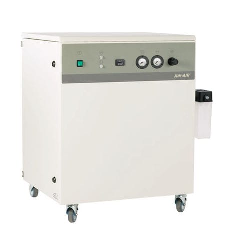 Compresor para odontología - 2xOF302-40M - JUN-AIR International A/S - de pistón / con ruedas / sin aceite
