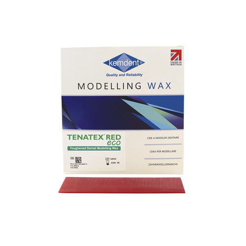 Material dental cera - TENATEX RED ECO - KEMDENT ASSOCIATED DENTAL PRODUCTS LTD   - para laboratorio dental