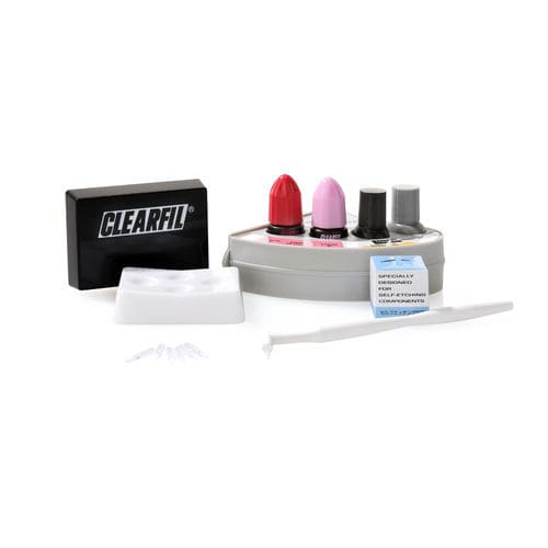 Adhesivo dental para restauración - CLEARFIL™ LINER BOND 2V - Kuraray Noritake Dental - de resina / fotopolimerizable / líquido